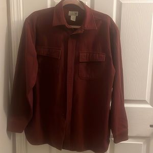 Mens LL Bean Chamois  shirt